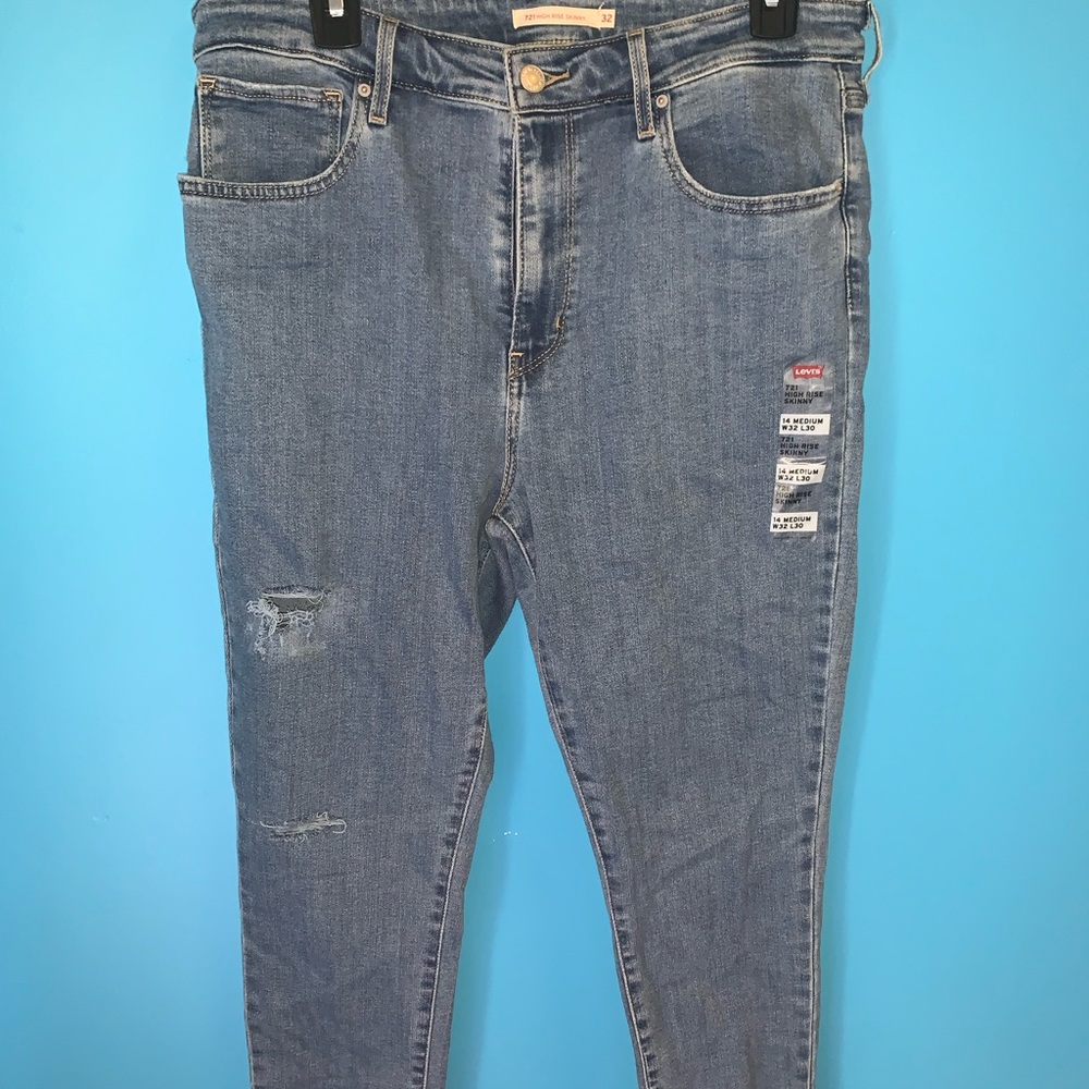 LEVI JEANS 721 HIGH RISE SKINNY